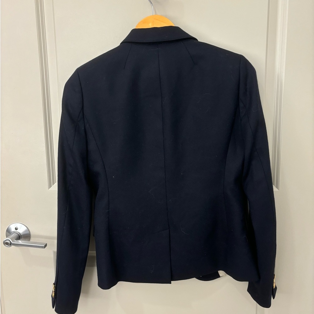 J. Crew Navy Blazer with Gold Buttons - Picture 3 of 3